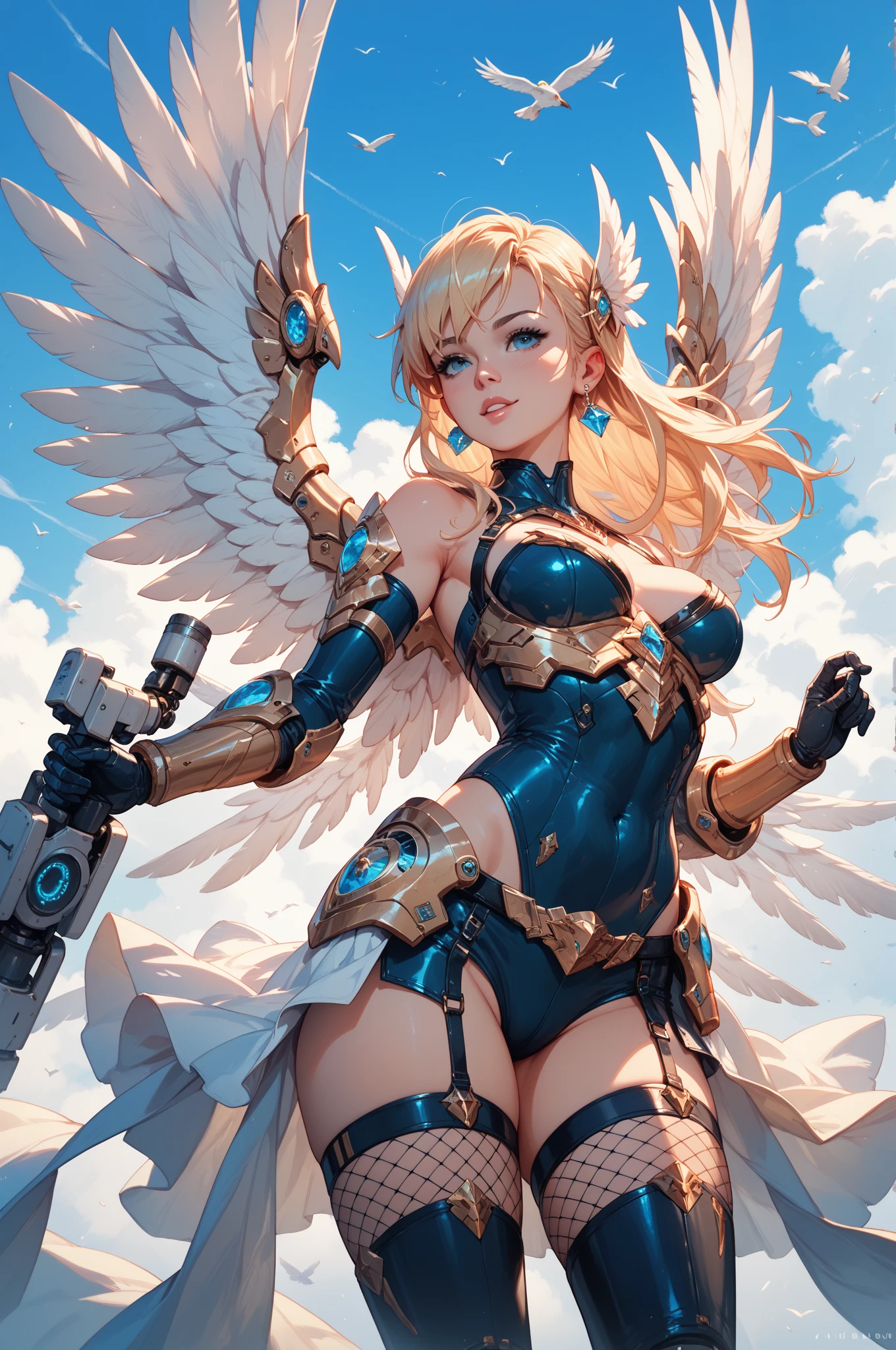 <lora:CupidTech-22:0.8>, cupidtech ,scifi, cupid,
1girl, tattoos, glowing tattoos, glowing eyes, colored glowing hair , shorts,
<lora:BlessedTech-20:0.8> blessedtech, blessed, aura,