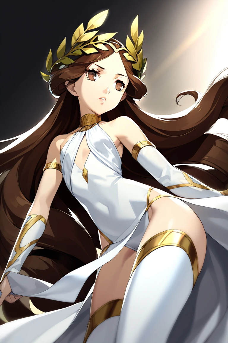 A cute woman is portraying Princess Leia, she is in the princess leia slave bikini. she is awkwardly doing trendy Tik Tok dances, set on a star ship near a view port