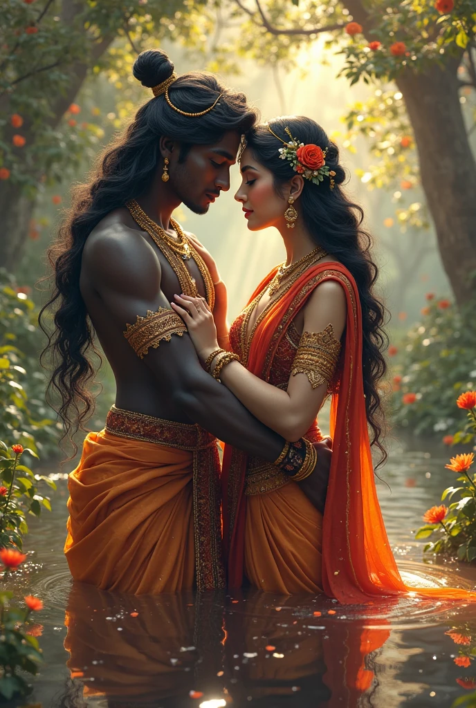 God Krishna and Radha