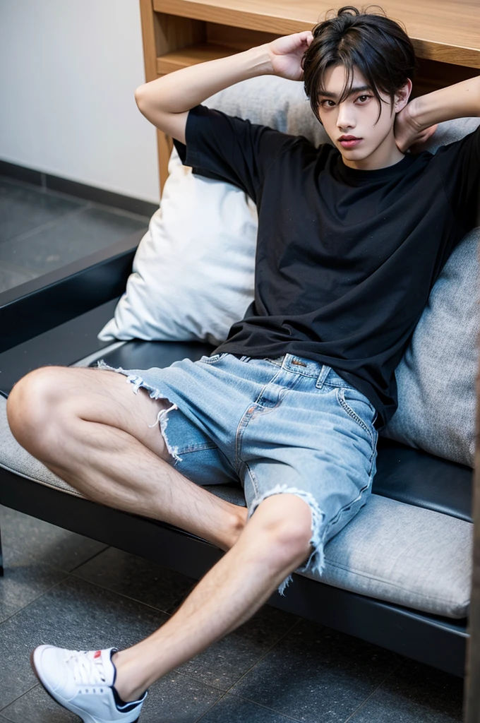 male handsome 20-year-old handsome shirt guy,looking to the camera,frontage,high qulity,tmasterpiece,8K.4K,1080P,Light-sensitive, ยิ้ม, ,มุมกว้าง