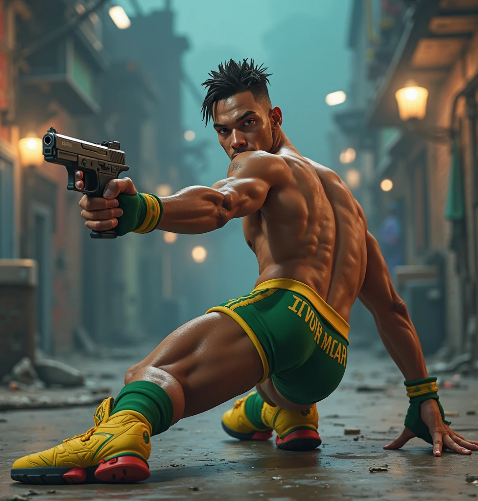 (night,night time,dim,dusky:1.2), NSFW,full body shot,uncensored,best quality,extremely detailed, extremely detailed wallpaper, high resolution,(extremely detailed CG unity 8k wallpaper),(illustrations:1.3), (masterpiece:1.2), bokeh, dusty, ray_tracing, depth of field, Extremely rich and detailed background,perfect anatomy,Perfect details,Colorful,detailed light,intense shadows,NSFW,streetlight,(((ballbust-kick))),dungeon,from above,wet,atmospheric,full body shot,beautiful detailed face, handsome detailed eyes,extremely detail ,short ,testicles,((nude male)), ((maledom)), (kickinidriff,(slums:1.2),cold color, (steam:1.5),sweat,sweatdrop , ((2male)) , 1 man kicking another man ball,(fullbody) , ((gay)) , ((only male)) , ((real men)) , ((photorealistic))