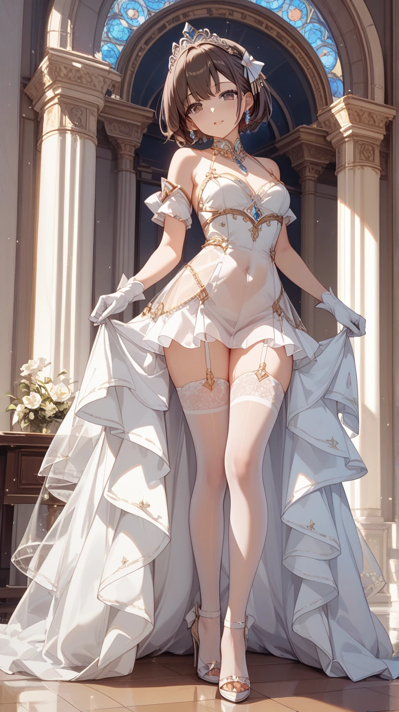4K resolution, 8K resolution, beautiful, Highest quality, Absolutely wonderful, Very detailed, Ultra-high resolution, masterpiece, RAW Photos, Realistic, Depth of written boundary, Cinematic Light, ,(Fondo de ruinas de mazmorra en ruinas:1.4 ),
One sexy mature woman,
Black bob cut short hair, Beautiful face with exquisite details, A calm expression on a face,
Transparent white skin, Very sensitive skin,
Great proportions, Glamorous Body, Anatomically correct body, Shapely large breasts, Shapely ass, Firm thighs,
High leg swimsuit, Bold design, Beautiful decoration, Detailed cloth texture,
Night sky background, Dark sandy beach at night,( nsfw:1.4 ),(nsfw V2.1), cute,slutty,sensual,seductive look,seductive,((erotic)),opulent,sumptuous,((nsfw))),(anatomía perfecta :1.4), (vestido transparente white:1.4), (Selena Gómez :1.4),( face detailed Selena Gómez V2.1), (pose vaquero), (nsfw:1.4 ),(nsfw V2.1)