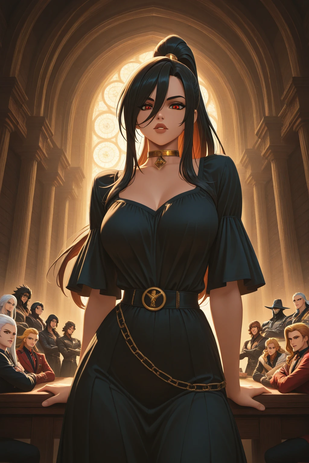 (巨作, Best quality, Realistic),
1girl huge large breasts,(on the St. Peter's Square of Vatican,crowd of), st. Peter's Square of Vatican background,gypsy dress,(Princess Eyes,shiny pupils),Dancing,  Gold, banquet, crowd of, picking up skirt,
[Slight smile],