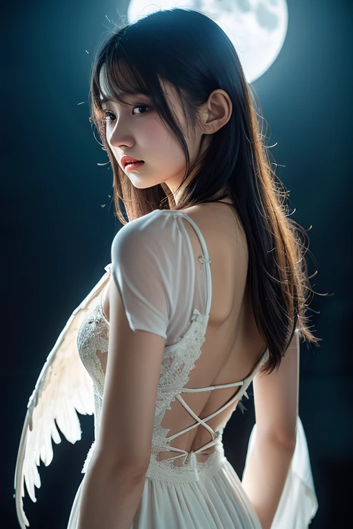 A masterpie、beste Quality, 1girls, (Skindentation), {{Too big!!}}, (days), well lit, blured background, (Street:0.6), (Braided bangs, Wavy Hair:1.5), (see through dress:1.8), (Underwear:1.8),gorgeou, (Floating hair:1.2), (dinamic pose:1.8), Soft lighting,