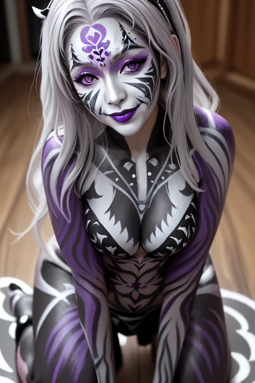 Cold Queen,Picture of a box full of swords, wing, succubus theme,fallen angel,Excellent,scary,secret horror,tentacle,have eyes,uncanny valley effect,little beast blood moon,skull skeleton,vampire,Hellfire,Demon Queen,white gloves(neat fingers),white fox tail,Leopard-print tights,Wear a helmet