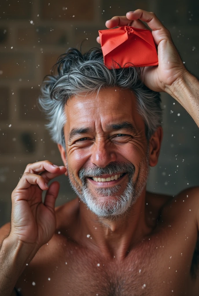 2D 8K ILLUSTRATION SAINT JOAO AT THE QUARTER LAUGHING AT HUMOROUS STORIES, JOKES ACCOMPANIED BY SMILING MIDDLE-AGED MAN, deep and penetrating look