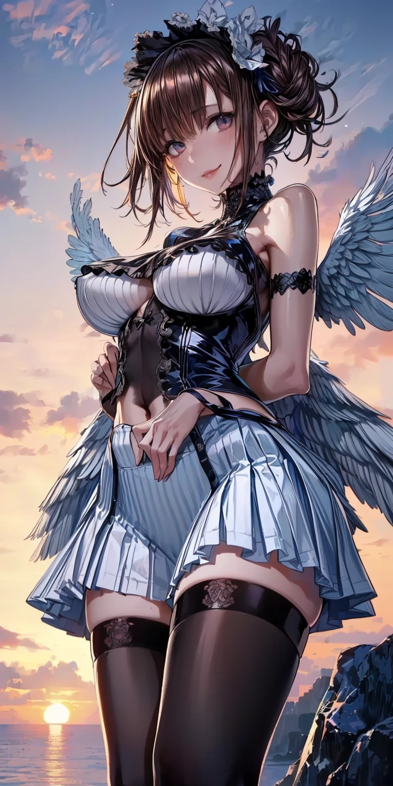 (superflat, masterpiece, flat shading, flat colors:1.1), bmb-fc, Cinematic shot, Masterpiece, (3 beautiful females), female teacher dominating two girls, pushing head down towards tights, (hand in panties:1.3, hands on neck, choking:1.3), (chained:1.2, chains, tied, golden chain, chain around bodies , chained collar, handcuffs), stockings, slim, (fingering, female masturbation:1.2), (cold light, cold blue tones), flat blue background, highly detailed, best quality, from below, close up