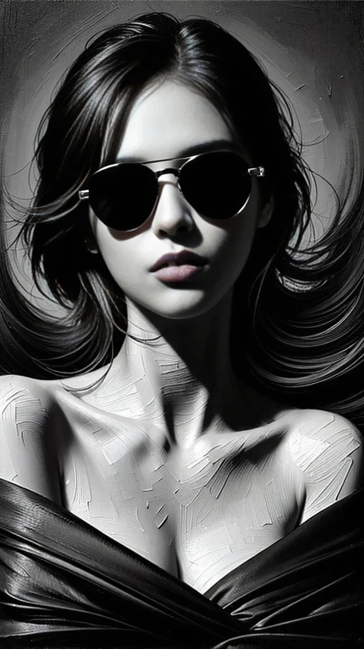 bad Girl, Mean Girl, cool Girl, by Jarek Kubicki, best quality, masterpiece, very aesthetic, perfect composition, intricate details, ultra-detailed