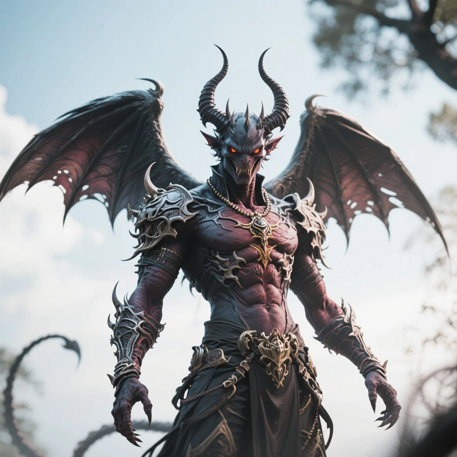 Character design,GK model,The whole body of the character,Handsome demon,satan,sexy for,Wings,Handsome,(base),A masterpiece of muscle reality,musculature