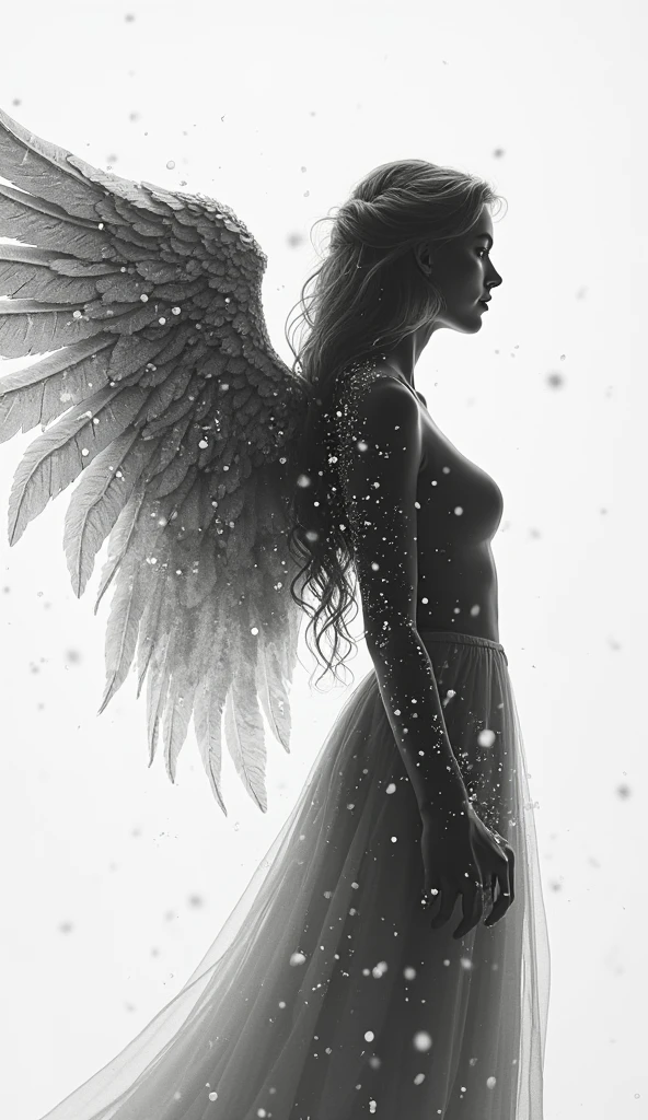 a beautiful flower angel, futuristic gothic style, extremely detailed face and body, anime-inspired, photorealistic, cinematic lighting, intricate floral patterns, ethereal wings, dramatic pose, moody color palette, volumetric light effects, hyper-realistic textures, ornate gothic architecture, stunning digital art