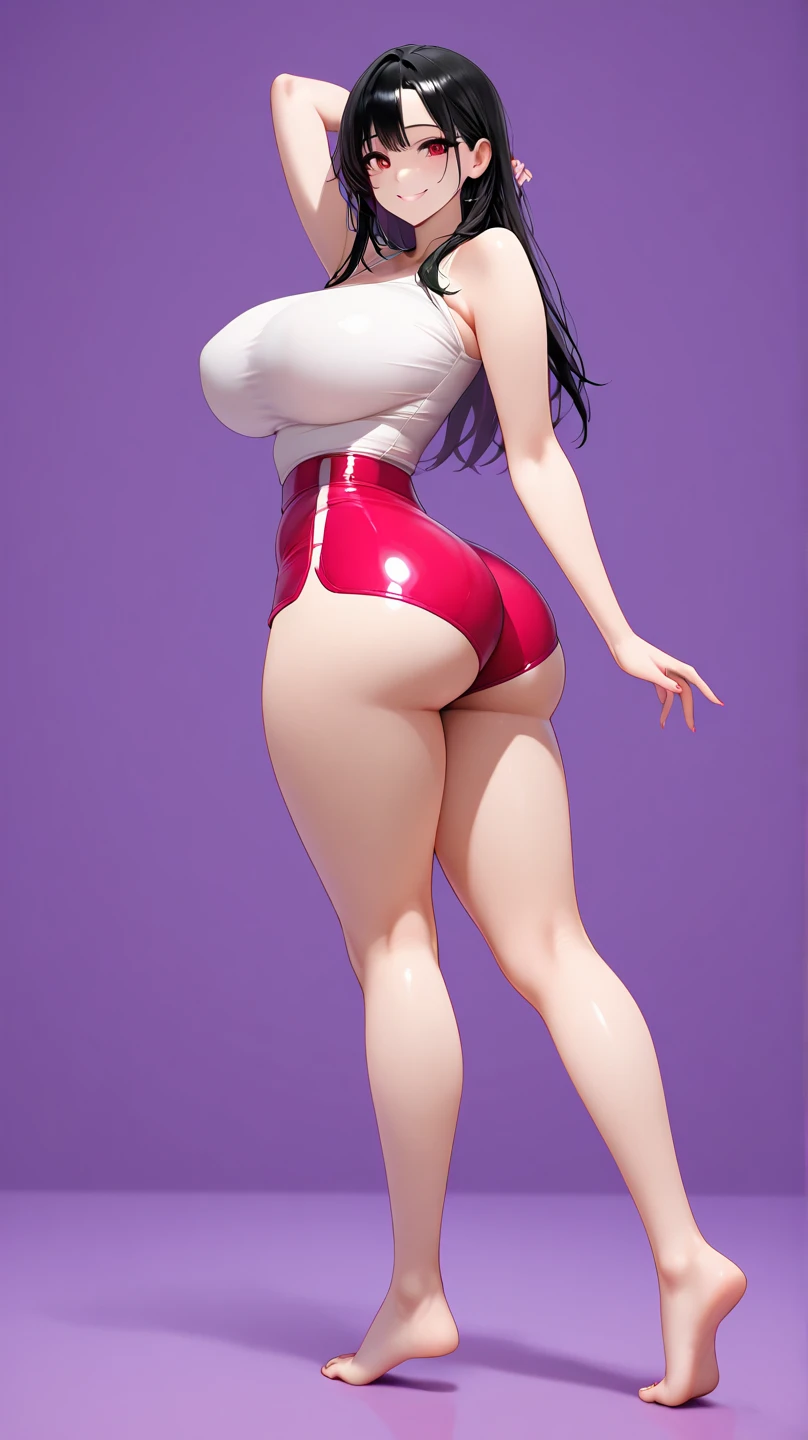 ((Legs spread posture))、Short bob hair、large udder、Colossal tits ,Big ass 、Posture with buttocks sticking out、Turn your buttocks、Plump ass、、((Image of one person))、H Cup Bust、thick thighs、cute little、Beautiful nipple、Beautiful skins、show female genitalia、Open your crotch、Thin pubic hair、Angle seen from below、sano、please show me your boobs、Posture with legs wide open,a little fat belly、chubby figure、Whip whip、Show me your ass、sensually、wide pelvic,Volleyball player、sportsman、Beautiful areola、Please show me your nipples too、