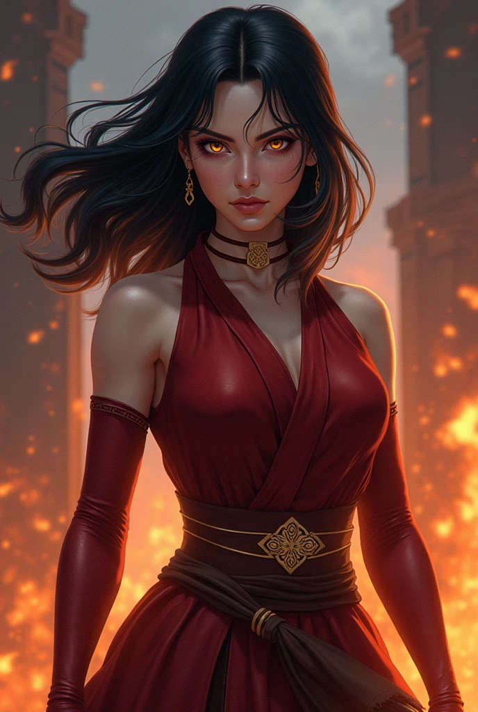 (( Mai shiranui accurate same design)) spiral wash eyes full body 