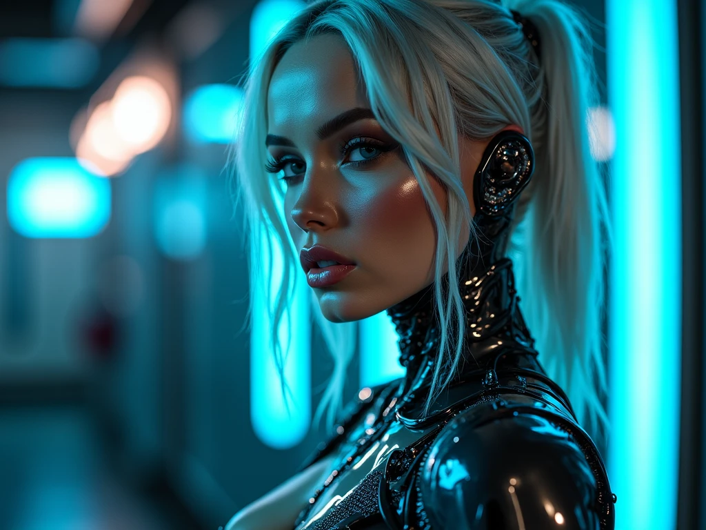 doveCam1 in cyber neon lighting, futurism, intricate futuristic jewelry accessories, cyberpunk glossy neon blue latex turtleneck, hyper photorealistic, crispy quality, digital photography, trending in artstation, trending in pinterest, cinematic, 4 k ultra hd, art by pascal blanche, art by greg rutkowski
