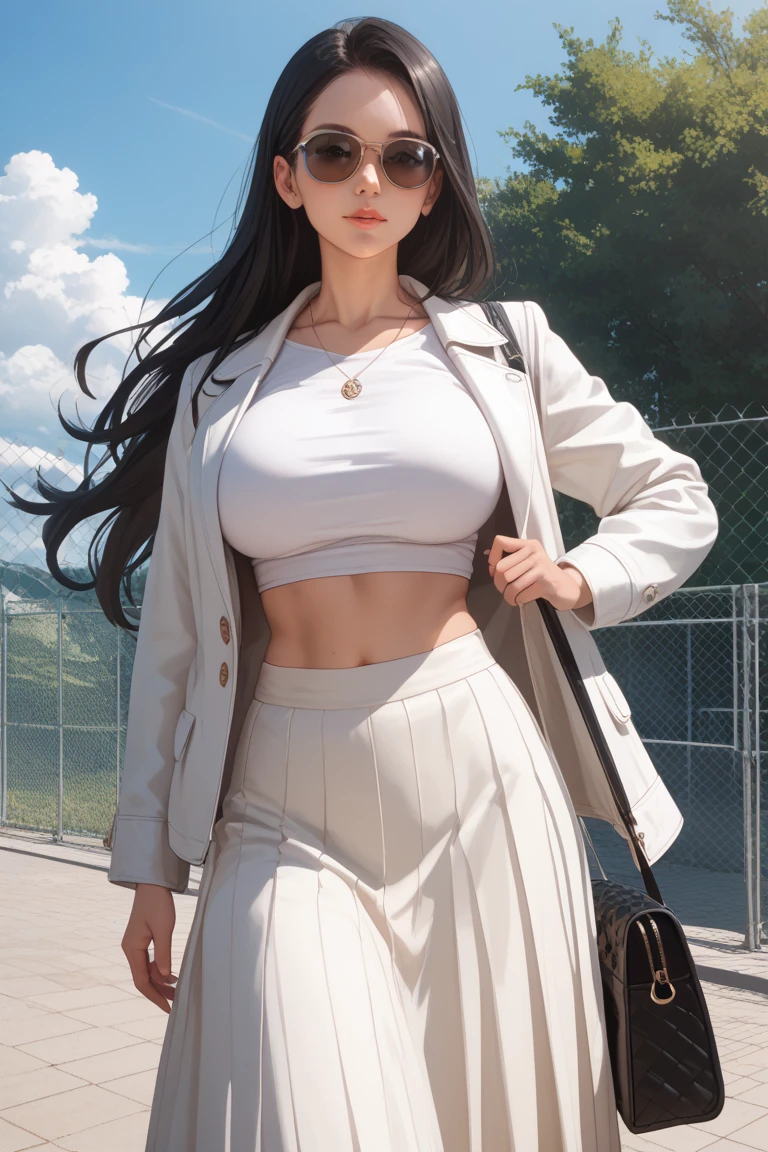 highest quality,masterpiece,Ultra-high resolution, Very detailed, 8k,(Beautiful woman),一人のBeautiful woman,((Crucifixion)),(cross),(execution),((incontinence)),Scared,torture,slave,((crossにCrucifixionにされた女性:1.5)),Crucifixion刑,(19 year old pretty woman),Large Breasts、(White shirt、black micro mini skirt),