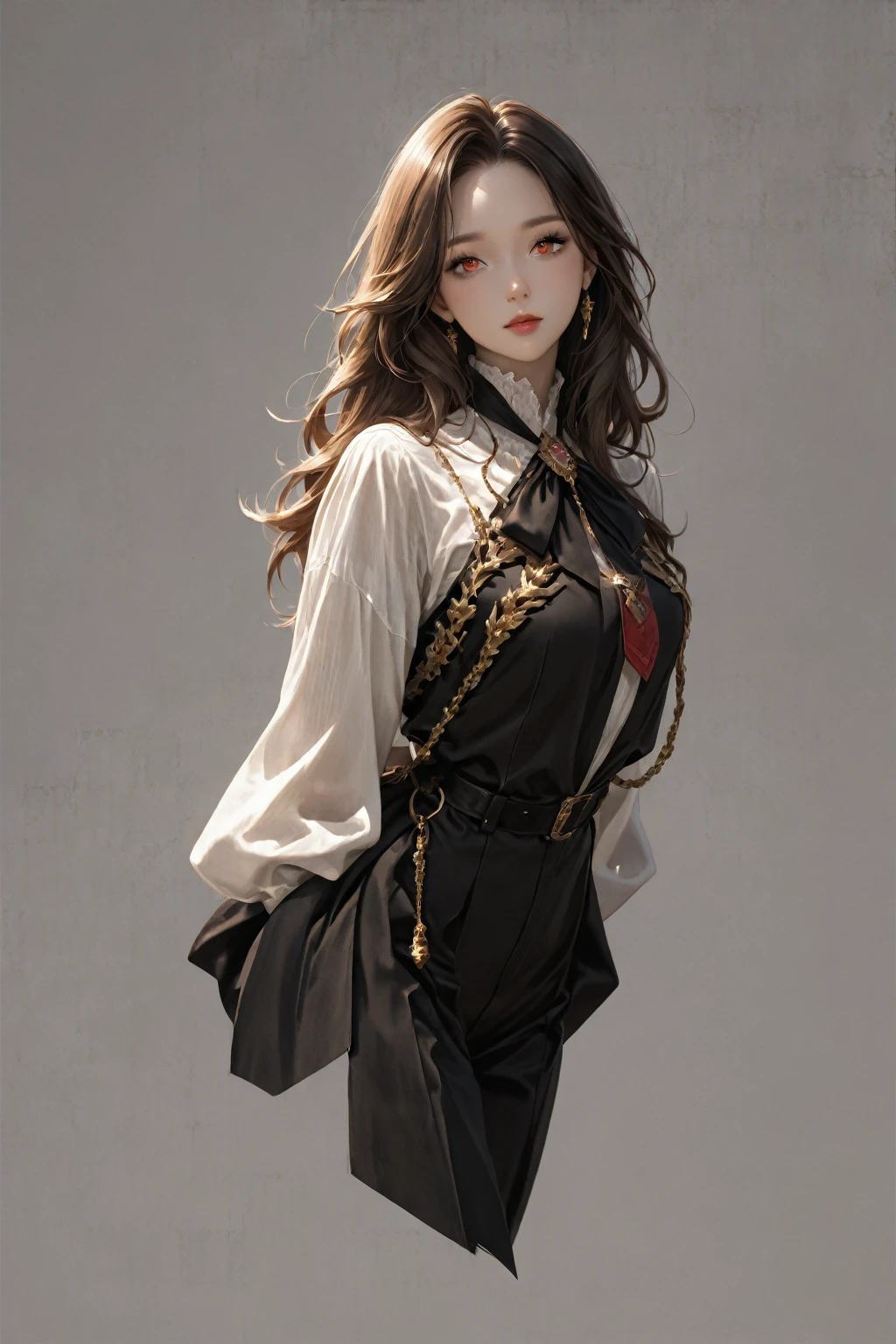 Need,tmasterpiece,brunette color hair,Black eyes,Colorful dresses,Look up,The upper part of the body,Hairline,Fair skin,SideBraid