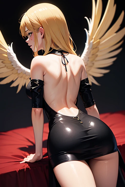 Naked arafed woman with angel wings., Chica Anime Cosplay, , anime cosplay, diosa del anime, render de una lin da chica anime 3d, cambiar, personaje animado; arte de cuerpo desnudo completo, Guweiz, misericordia de overwatch, cosplay, chica anime en la vida real, render fotorrealista de chica anime, cosplay completo. Chica desnuda de cuerpo gordo y voluptuoso,high lighting