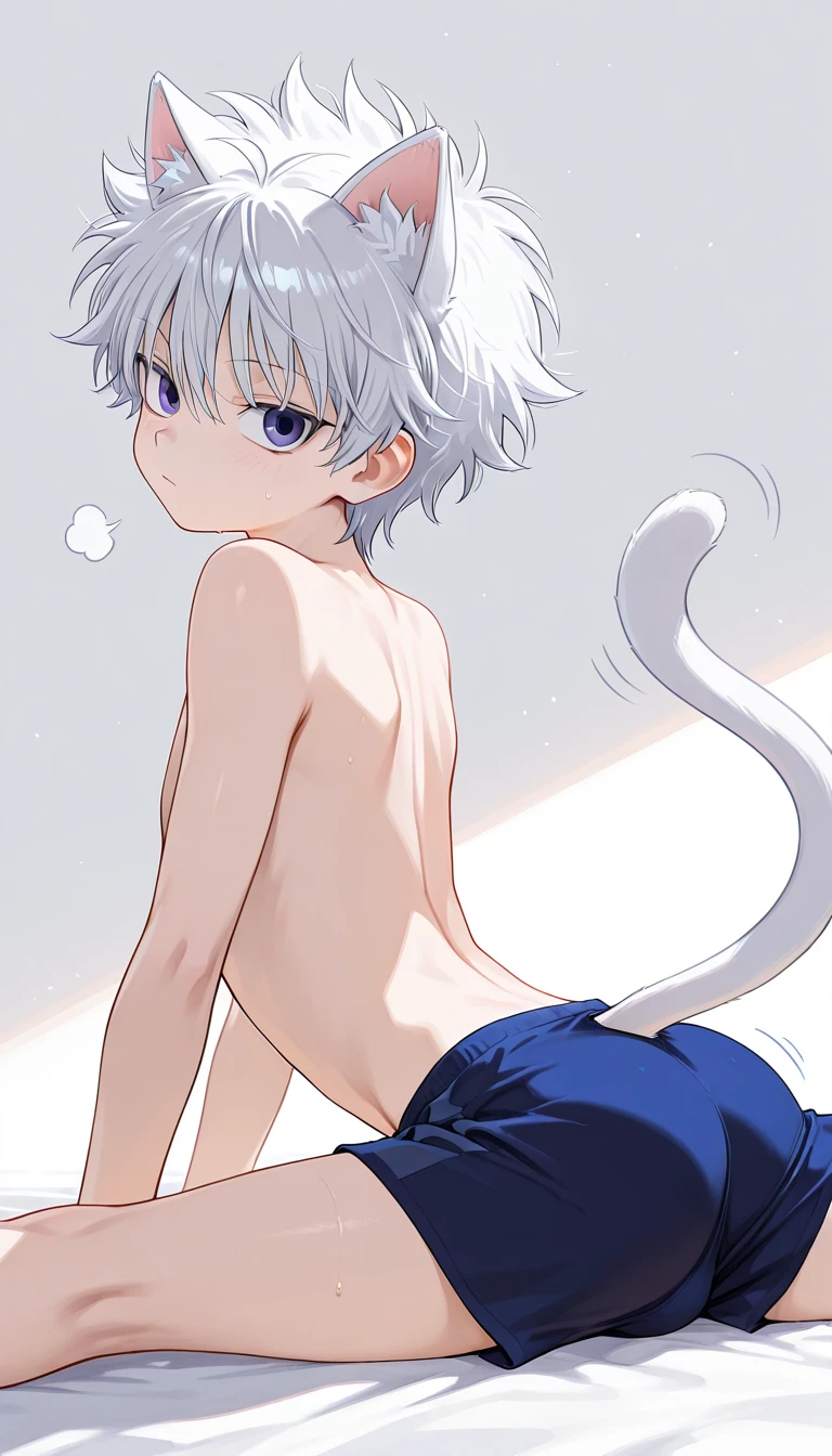 Gine showing her ass to the camera