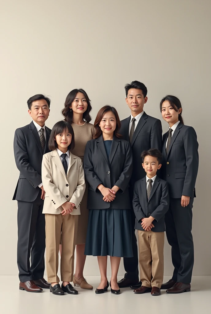 ten children uniformed   