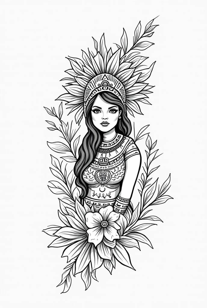 (Black and white coloring book:1.5), line drawings, masterpiece, best quality, ultra-detailed, high resolution, Very detailed face, (Eyes clear and distinct lines), Hair is white color, Full body shot, Carnival in Rio, A woman in a carnival costume decorated with fancy feathers and beads is dancing, Hyper detailed crisp black line draw, ((simple white color))