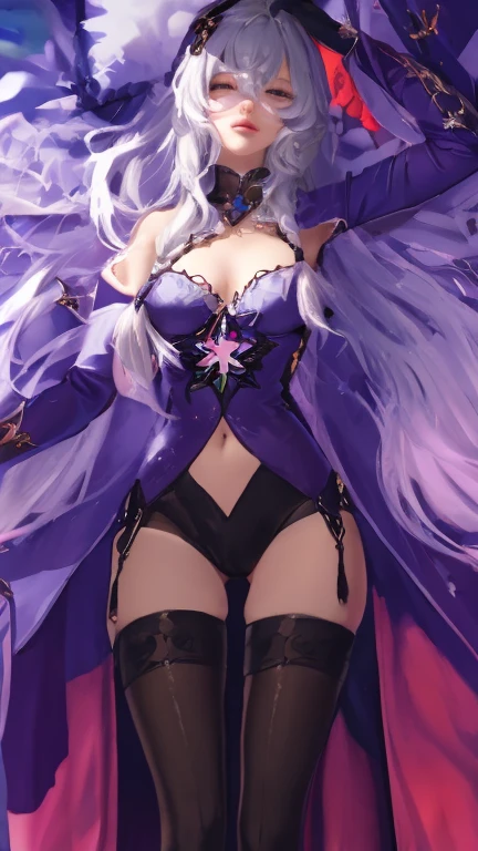 最high quality、Best image quality、masterpiece、With a girl((18-year-old、Best Bust、Large bast、Beautiful golden eyes、Spread your chest wide,(Grey long hair:1.8)、Slender body、Slender body、Big Valley、,Show the whole body、Open your arms、Pink ring on your wrist、手からlightningを放つ))high quality、Beautiful art、background((Night Sky、Black Cloud、lightning、violent thunder、Lightning strikes、Red Thunder、青いLightning strikes、Gold Thunder)))Tabletop、Visual Arts、Depth of written boundary、Night Sky(showoff breasts:1.8).(showoff nipple:1.8).(huge breasts:1.8)(Squat:1.5)、(open legs:1.5).(showoff pink lace.panty:1.6).(slim legs:1.9).(bralift:1.8)