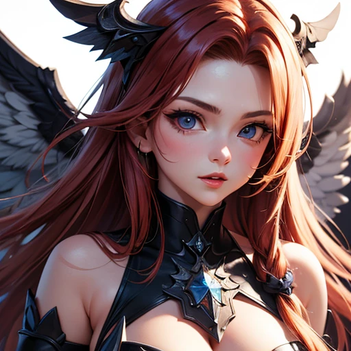 ((Highest quality、masterpiece、8k、Realistic、超High resolution:1.3、Very delicate and beautiful、High resolution))、Cinema Lighting、medium range shooting、Portraiture、Perfect female body、Opposition、Looking at the audience、((Succubus from Another World:1.8、(Jet-black wings、Sparkling Eyes:1.4)、Tempting smile、Sharp Fangs、Long orange hair、Elegant velvet dress、Deep chest、Bewitching posture))、Aura of darkness、Magic Ring、Black lace gloves、Seductive voice、Sharp Claws、Seduction Perfume、Fluid movement、The beauty of the dark night、Shiny gemstone necklace、Emblem of Temptation、Magical Power、Emerald earringysterious Aura、A space shrouded in darkness、Voluptuous body、Wicked Charm、Devil&#39;s Tail、Scarlet Lips、Cold laughter、Dark Cave、Passionate eyes、The magic of seduction、Otherworldly background、((Wet body:1.8))
