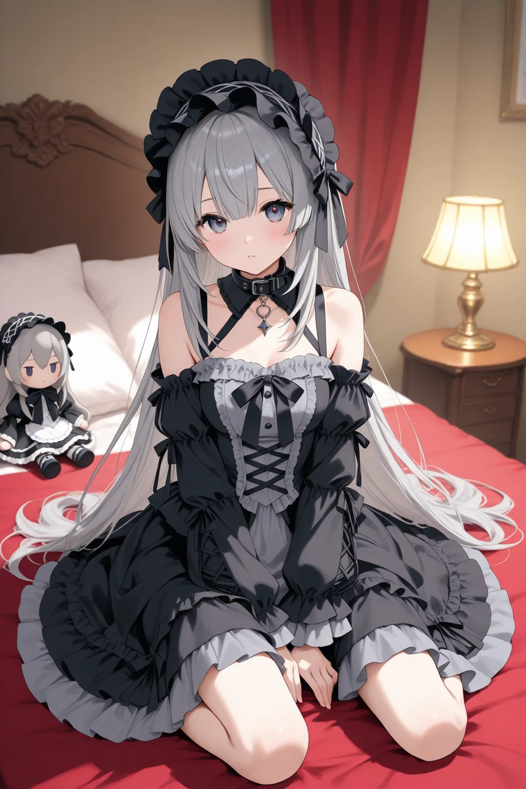 girl on top, cute, nice lingerie, perfect face, blue eyes, hand up lace skirt, underskirt view, skirt, raised leg, domineering look, view between the legs, lace panties, panties visible, panties peeking out, view from the under of the skirt, lace lingerie, panty view, sexy, smile, teasing look, peeing,loli