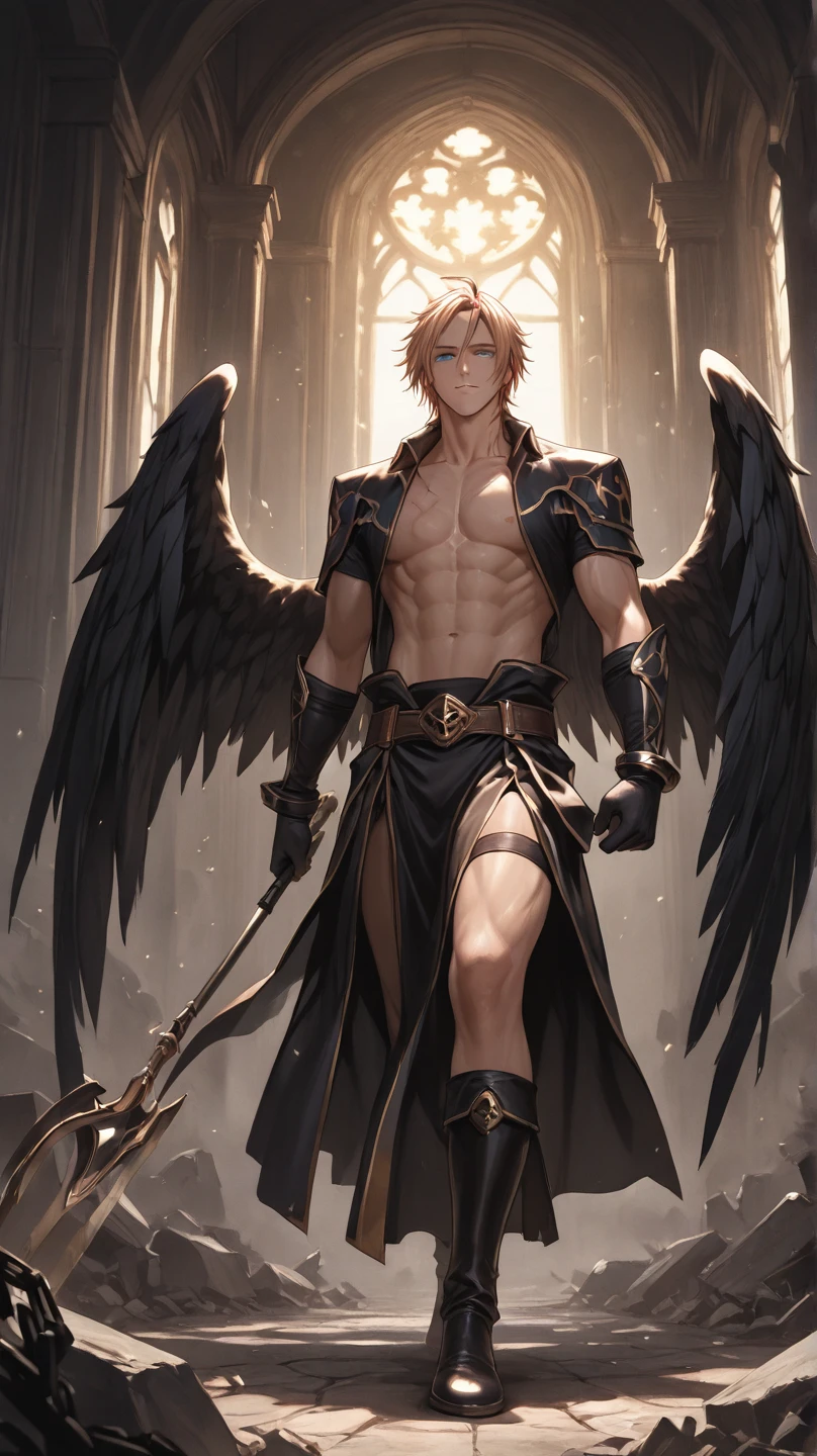 Cthulhu muscles wings naked
