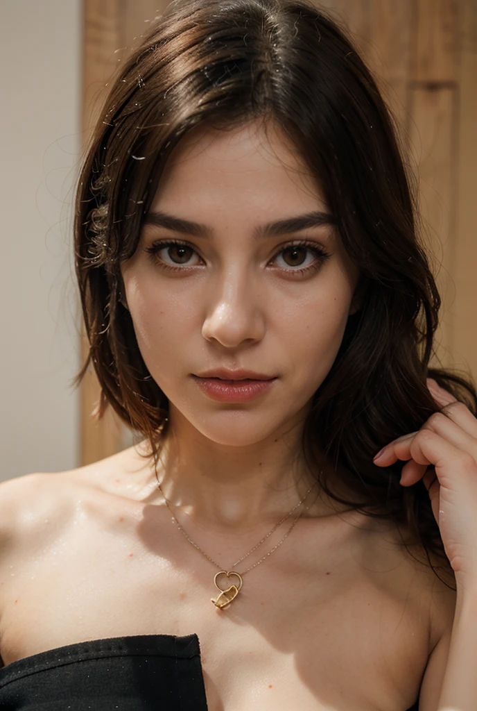 ((best quality)), ((Meisterwerk)), (Detailliert), Perfektes Gesicht, 1.1, Hochdetaillierte Gesichts- und Hautstruktur, Detaillierte Augen, brown eyes, brown colored eyes, cute makeup, Anastasia 24 year old russian, cute mirror selfie, cute posing, brandy melville fashion