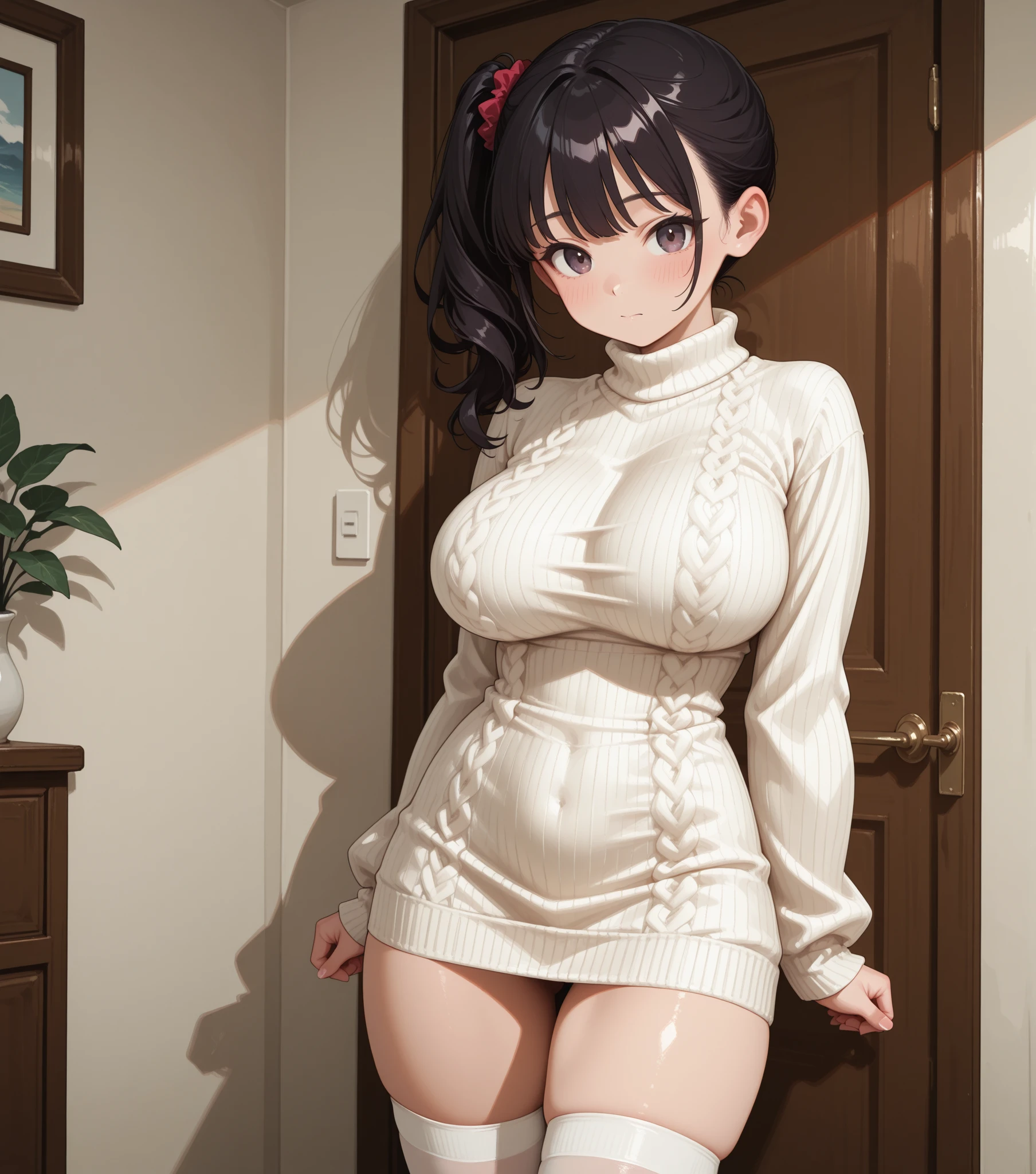 Young girl, underwear, spread crotch
