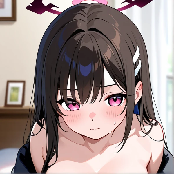 girl、、Completely naked、Giving a blowjob、Sucking penis、sexual excitement、Red face、Sigh、Close your eyes