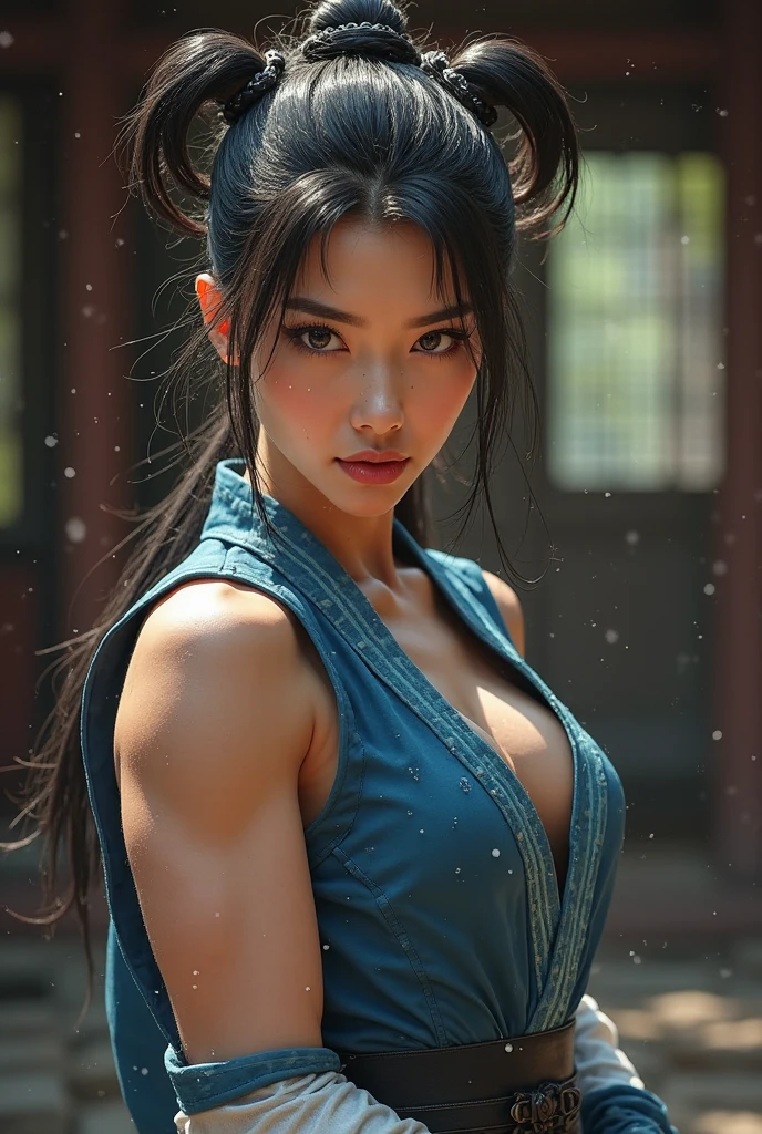 <lora:Hyper-SDXL-8steps-CFG-lora:0.4> <lora:Sinfully_Stylish_dramitic_bold_lighting:0.3>
score_9, dungeons and dragons, asian, japanese, inside, midriff, covered nipples, looking at viewer,