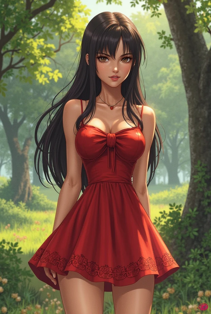 ((Masterpiece, best quality,edgQuality)),smile,smirk,
edgLRS dress, a woman in a dress standing in front of a wall of flowers ,wearing edgLRS
<lora:edgLastRaysofSummer:1>