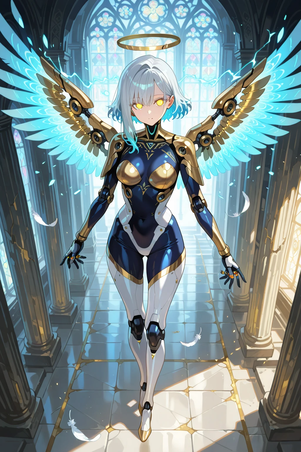 (Full body posing:1.5), (colorful:1.2), Dynamic angle, (extremely detailed CG unity 16k wallpaper:1.1), (Denoising strength: 1.45), (tmasterpiece:1.37), Sid Mead's starship, Cool color palette, pastel colour, Detailed, god rays, sparkle, glowing light, 8K
