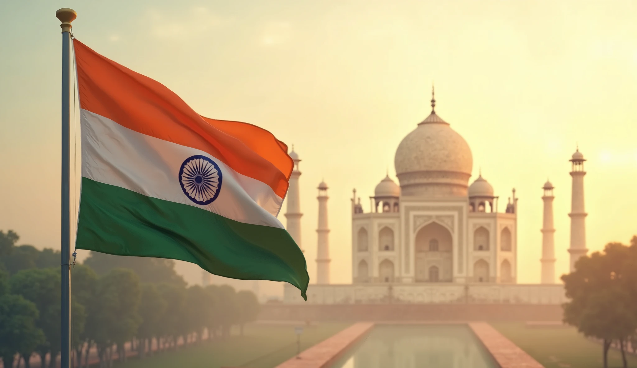 oup ebook cover page for indian landmarks, traditions and democracy