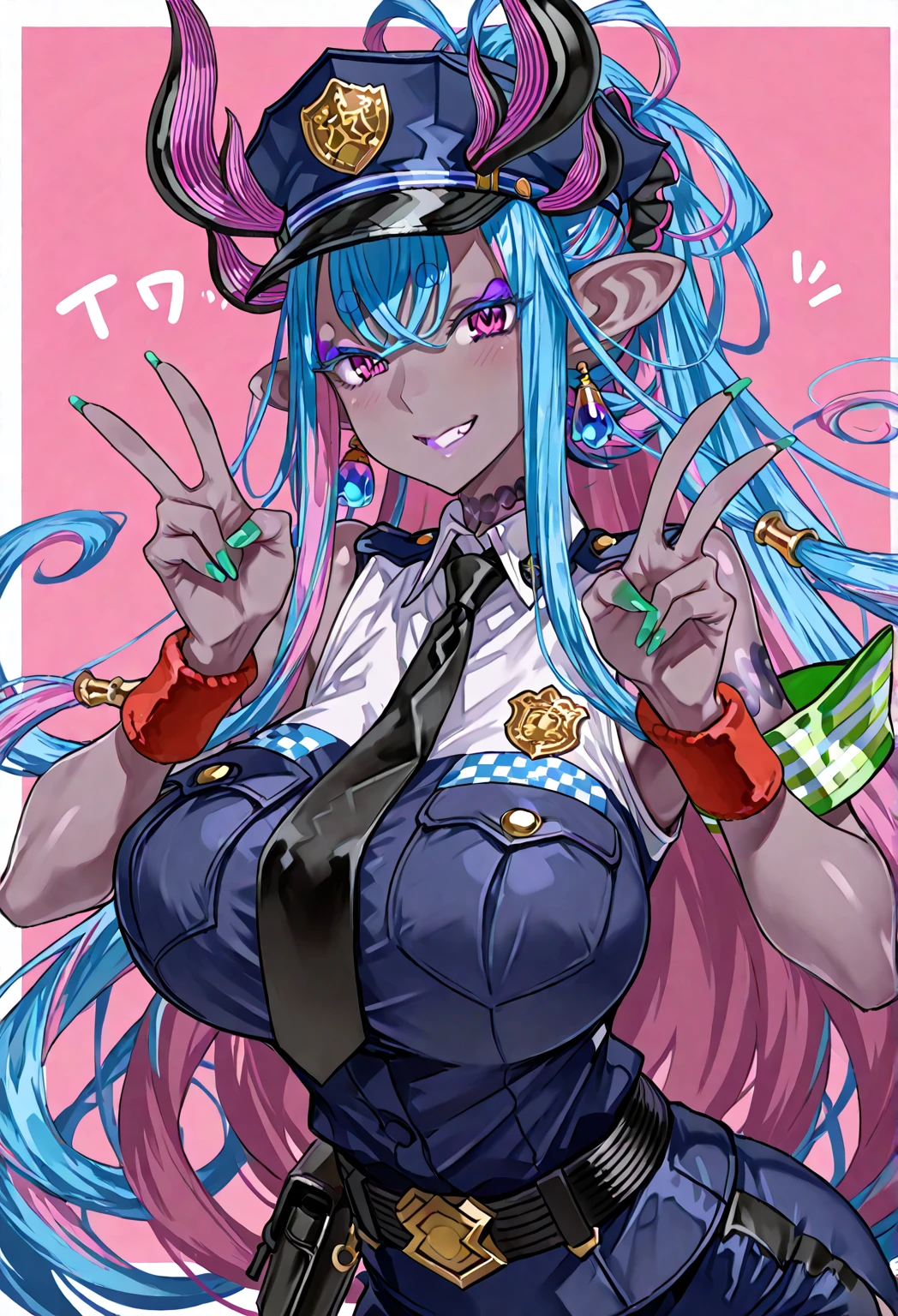 monster Girl Killer Machine Female tits Anime Style