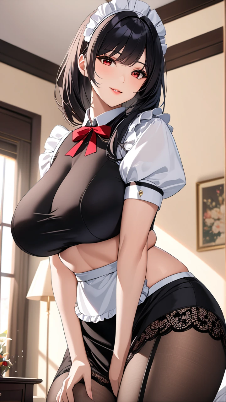 Cool girl high resolution Big Breasts Men's suits Expose Long Hair Earrings Tattoo