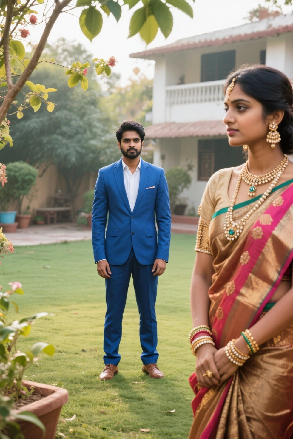 Nishant and Anjali, a newly married couple, excitedly move into their spacious new home in a quiet suburb outside the city. The house is grand and beautiful, but there's an eerie silence that deepens at night