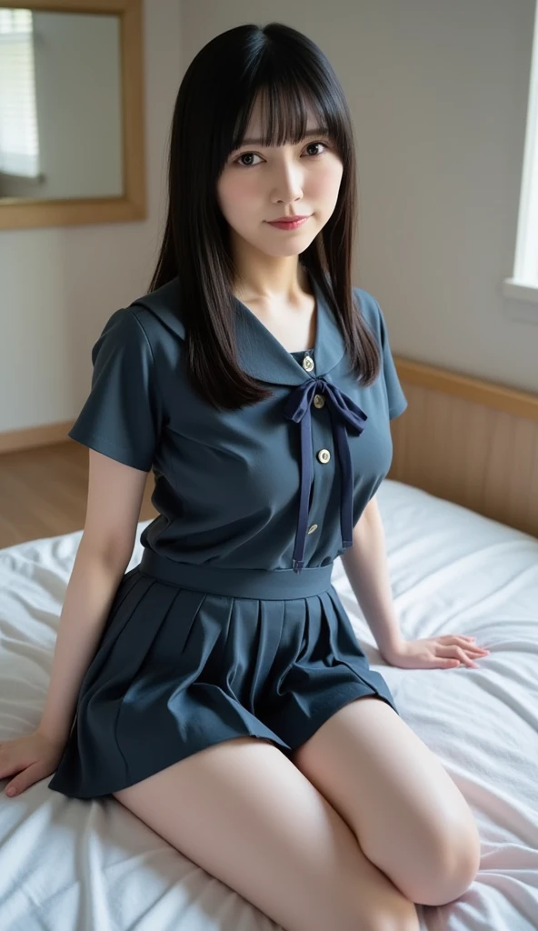 (masterpiece, Highest quality:1.2), 8K, Official Art, RAW Photos, Unbelievably absurd,Low - Angle、 A stunningly beautiful 16-year-old girl, (((naked)))、(((close your eyes、Face the peak of joy)))、(((close your eyes、Face the peak of joy)))、(((Her shirt was rolled up、Her beautiful breasts are exposed)))、(((having sex with my boyfriend)))、(((having sex with my boyfriend)))、(((close your eyes、Face the peak of joy)))、(((close your eyes、Face the peak of joy)))、(((Her beautiful crotch pointed at the viewer)))、No makeup, Film Grain, chromatic aberration, Sharp focus, Face Light, Dynamic Lighting, Detailed eyes and face,short hair、(((White skin)))、Bright bedroom、Super slim thighs((((both hands)))),((((Very young looking girl:1.3))))、(Very young and small breasted:1.2)、((Bright bedroom))