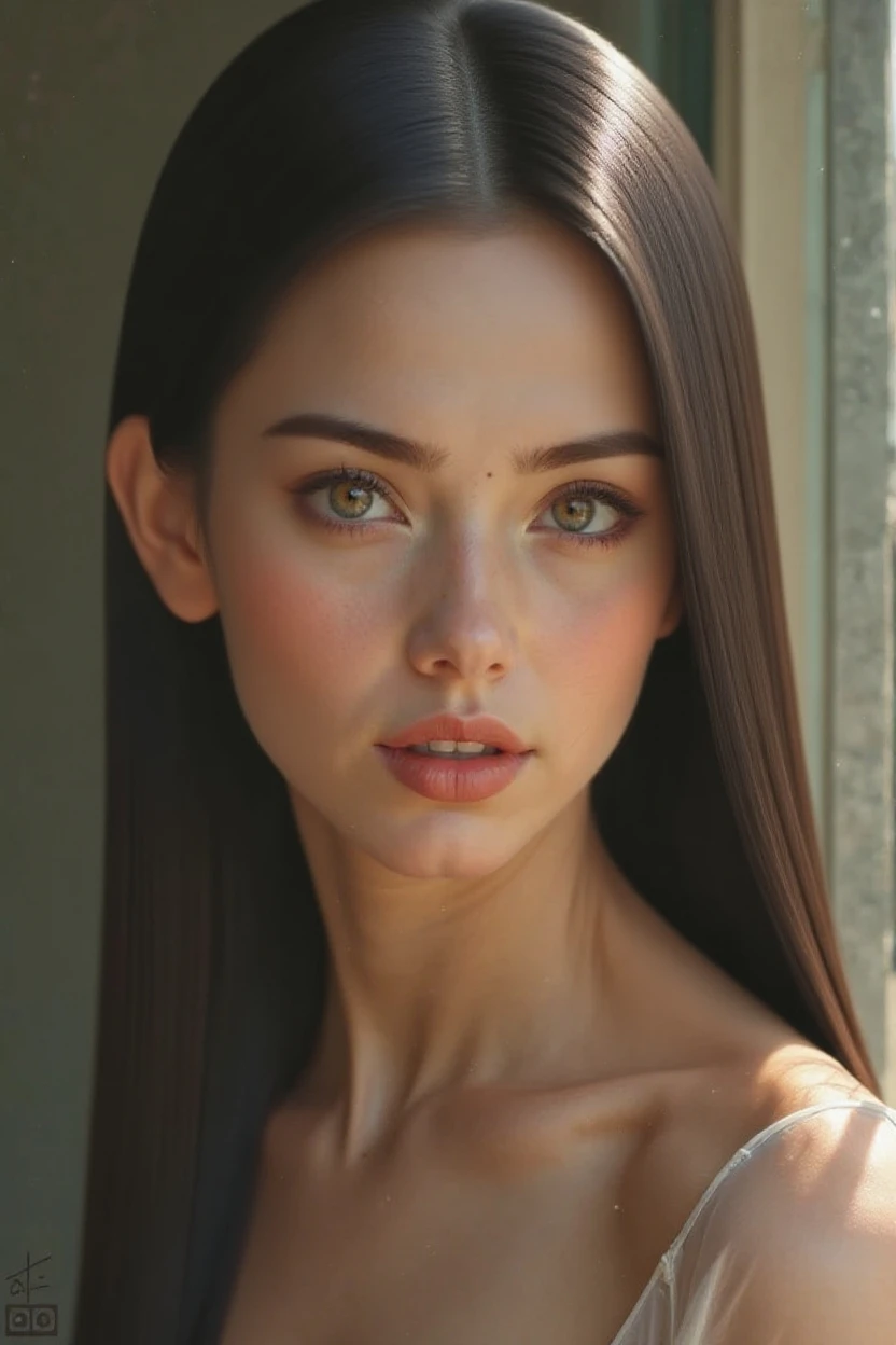 ((facial portraits, upper-body, close-up)),(best quality,4k,8k,highres,masterpiece:1.2),ultra-detailed,(realistic,photorealistic,photo-realistic:1.37),(1girl),(18years old),(((irene1:1.2))),(((Excella_er5:1.2))),(sharp focus:1.5),pearl skin,(skin pores:1.1),extremely detailed face and skin texture,(skin texture:1.1),black hair,tall and slender body,(192cm tall),thin and delicate figure,graceful posture,strong and defined muscles,flawless skin,defined abs,perfect curves,feminine appearance,embodying elegance and beauty,cleavage breasts,((wearing a (red) shirt dress)),vibrant color,extremely detailed and realistic clothes,(colorful),(film grain:1.3), colorful lighting,expressive faces,vivid eyes,dynamic poses,dramatic chiaroscuro,professional studio settings,creative composition,glowing highlights,subtle shadows,emotional expressions,authentic emotions,insta-worthy,high-fashion styles,lively backgrounds,individual character traits,unique personalities,powerful gazes,precise facial features,life-like hair textures,surreal elements,dreamy atmosphere,masterful brushstrokes,instantly captivating,mesmerizing gaze,natural beauty,realistic lighting effects,capturing the essence of the subject,unforgettable expressions.