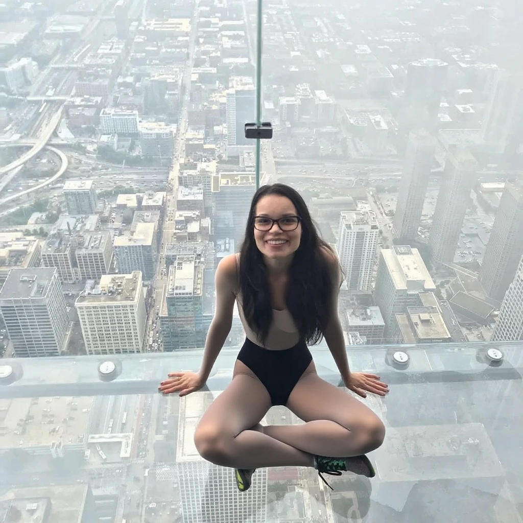 1girl, pov-giantess, outdoors, inner-city