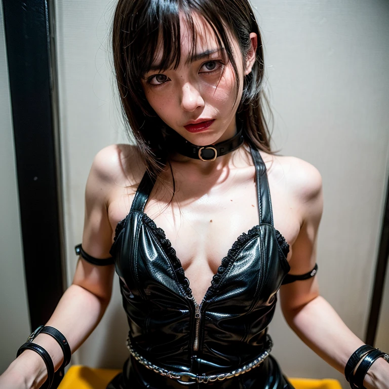 (skintight slutty and revealing cyberpunk bodysuit), helpless and at a giantesses mercy ,the 2 women are looking down at you at their feet, ((POV from a Giantess's soon to be human dildo)), ((skirt/pantyhose)), perfect legs and skinny thighs, pantyhose, ((perfect tight ass)), tight wet pussy, giantess, dread, impending death, sex, domination, ((Perfect eyes and face)), ((closed wet full lips)), ((perfect hands and fingers)), ((( a lot of white cum is dripping out of her pussy))), ((she has a skinny and toned strong body)), ((makeup)), ((freckles)), ((perfect eyebrows)), ((sharper edges)), ((perfect scary grey eyes)), perfect intimidating face, slut, sadistic, predatory, better detail on her skin, perfect face and strong jawline, perfect full wet lips, sadistic atmosphere, wet sweaty skin, more detail, beautiful intimidating grey eyes, ((beautiful horror)), better lighting, more toned muscles, perfect detail on her intimidating eyes, very tight underwear, ((tight pussy)), (((tighter clothing))), slutty, intense, perfect detail, tight and sexy, ((piercings)), better detail on her bellybutton, skinny, skinny and strong, more skin showing, intense, slutty, freckles, long skinny perfect legs, scary and intense, she is a skinny and toned 25 year old sexy and perfect and intimidating Japanese/American skinny/tone futuristic evil retribuition alice, pale white skin, eye contact, (full tall body is shown), (((hair with short bangs))), , perfect face and eyes, she has a skinny and athletic body wearing pantyhose, only her full body is shown above the viewer looking down at him, perfect face, perfect strong jawline, perfect lips, best resolution, perfect bone structure, femdom, she has a skinny and toned young perfect body and legs, tight stockings and garter belt, looking down at the viewer, full body, perfectly proportioned body, young/modern hairstyle hair with bangs, she is in a fancy bedroom