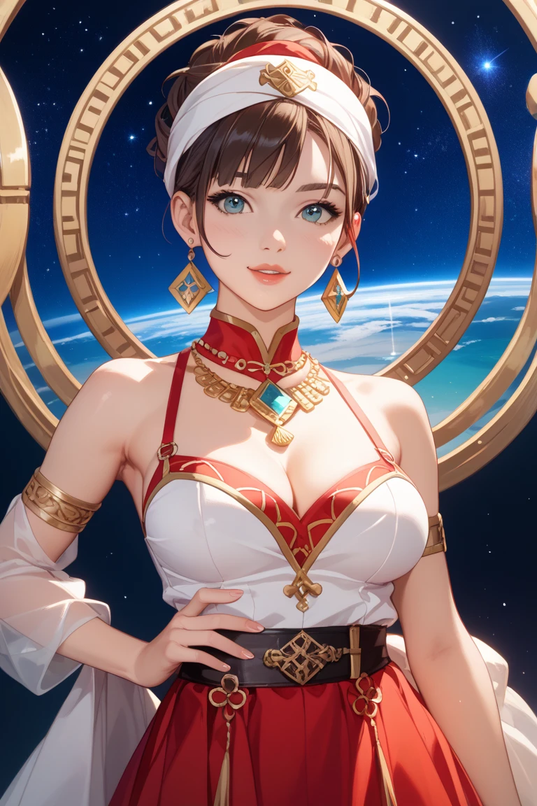 ((best qualtiy)), ((tmasterpiece)) themoon, god of moon, goddes, florals,nakeness,1girll,huge tit,Breast patches