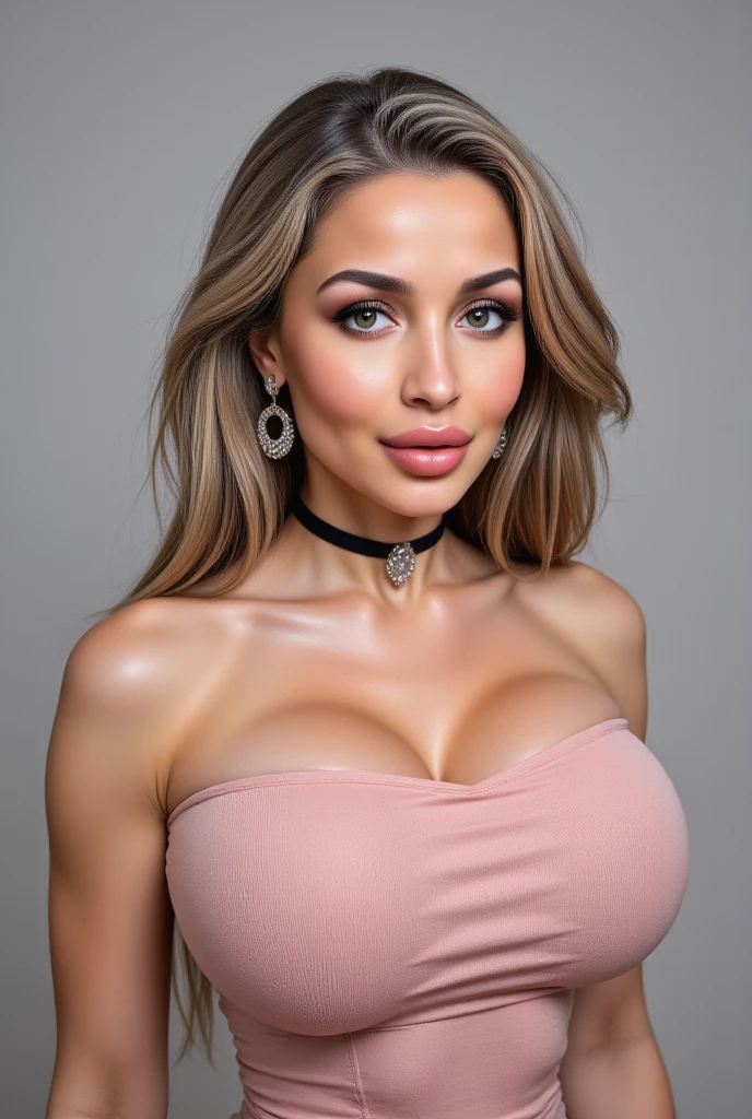 generate a similar one but with her smiling