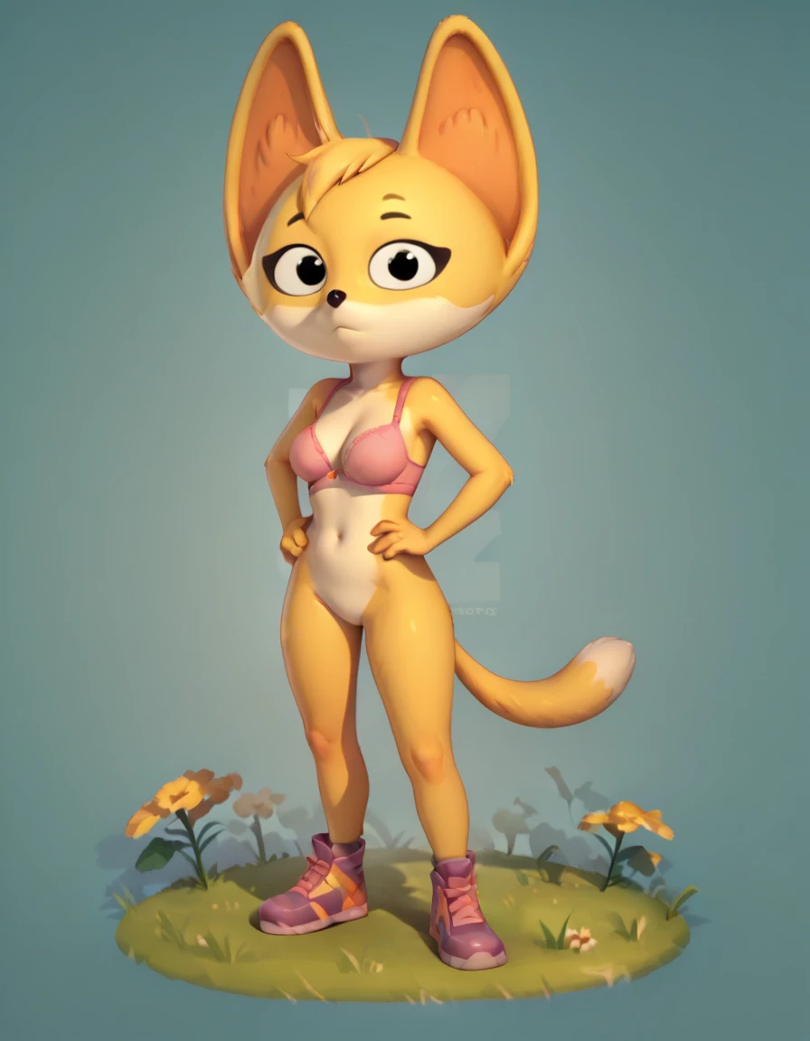 (by pixelsketcher:0.6), (by personalami :0.6), solo, female,rabbit, background, (cinematic lighting:1.1), (perfect focus:1.1), 8k hd, (detailed eyes:1.2),depth of field, bokeh, subsurface scattering, perfect breasts, wide ,((mini dress, crop top)),bright colors, (furry detail:1.3),detailed background, realistic, photorealistic, ultra realistic,in the park, natural landscape, trees, flowers, sky, clouds,realistic, photorealistic ,smile,(fluffy:1.3), furry, buff, (realistic fur:1.1), (extreme fur detail:1.2),((light brown fur)),(Black pupil, purple eyes,pixar style eyes),rabbit tail,3d pixar style,sexy legs