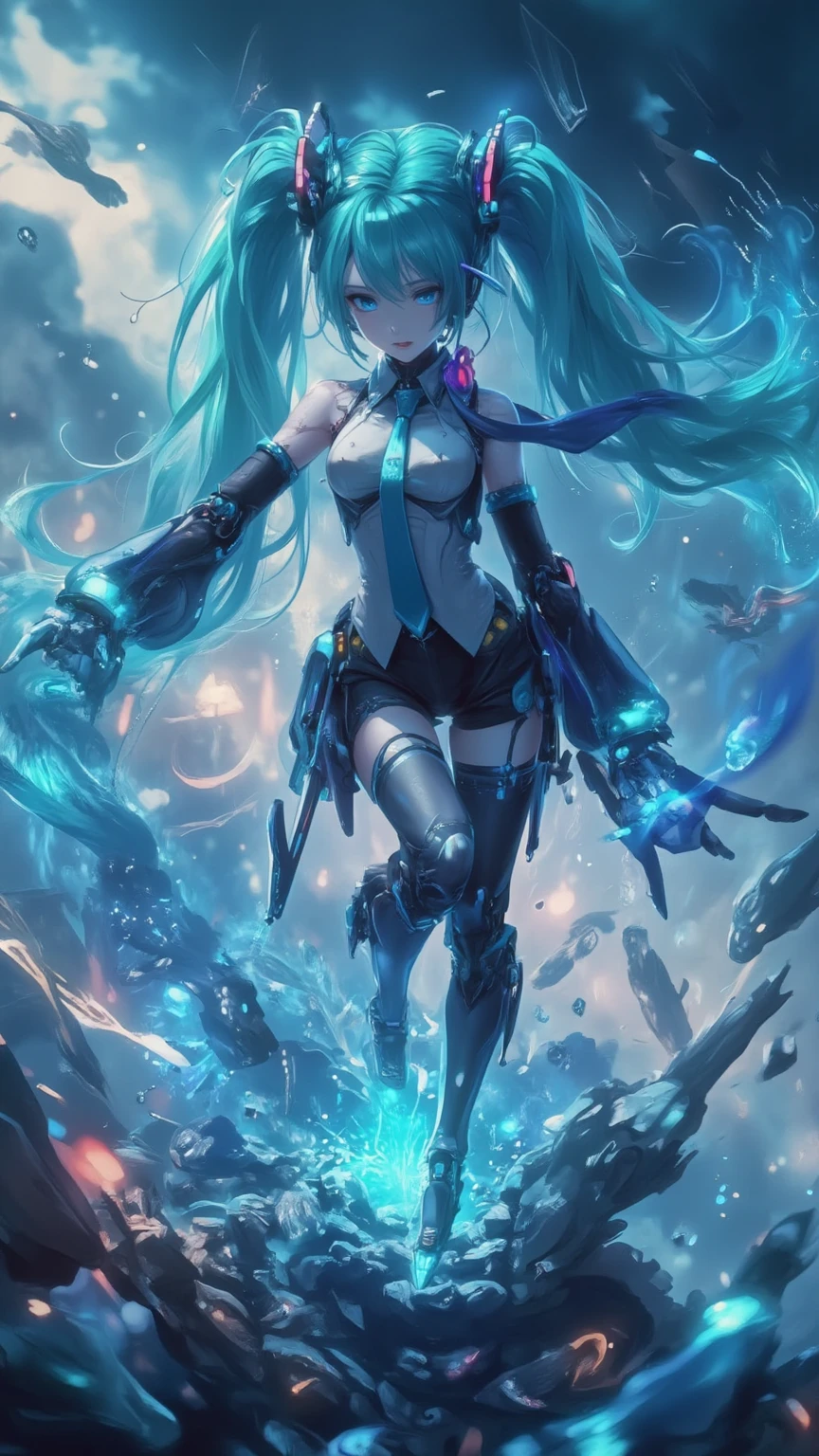 (high-res, vivid colors), blue bird alien, detailed feathers, sparkling eyes, alien landscape, vibrant colors, surreal atmosphere, glowing lights, otherworldly features, intricate patterns, dreamlike scenery, Arctic Frost Ranger: A suit featuring icy blue and frosty white hues, accented with snowflake patterns and frost crystals. This Ranger commands the power of ice and cold, with abilities such as creating blizzards, forming ice constructs for defense, and freezing enemies in their tracks.