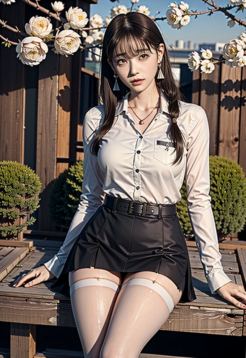 (((masterpiece))), (((high resolution))), (((8k))), (((Perfect face))), (((The beauty of the Arctic horizon))), 35 years old ,(( (Pretty Face))), (((Vest))), , Gentle expression, Looking at the camera, (thigh), Great eyes, Delicate texture, Station 3D shape, full, Large target, (((masterpiece)) ), sunrise, turn around, butt