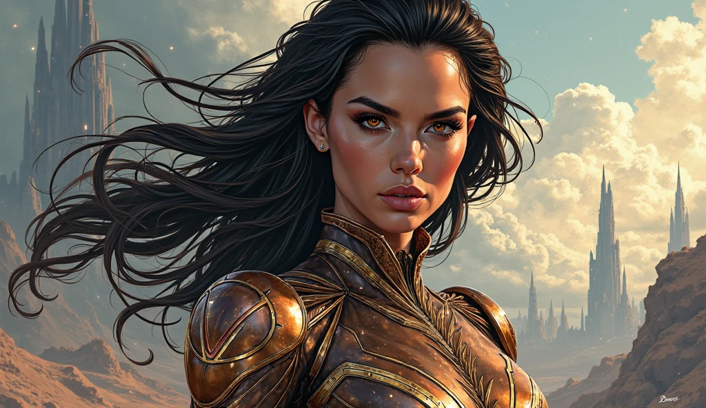 Cersei Lannister, as an anime character, brilliantly depicted with intricate details from the Game of Thrones series. her highly detailed attire, consisting of a majestic robe, shimmering with golden threads, accentuates her regal demeanor. The anatomy is portrayed with utmost accuracy, showcasing every curve and line of her body, conveying her stern and calculating nature. The cinematic color grading sets the scene, with hues of deep purple and harsh reds, reflecting her power and dominance. A shallow depth of field keeps the focus solely on Cersei, while the background is blurred with beautiful bokeh, enhancing the sultry look, seductive,