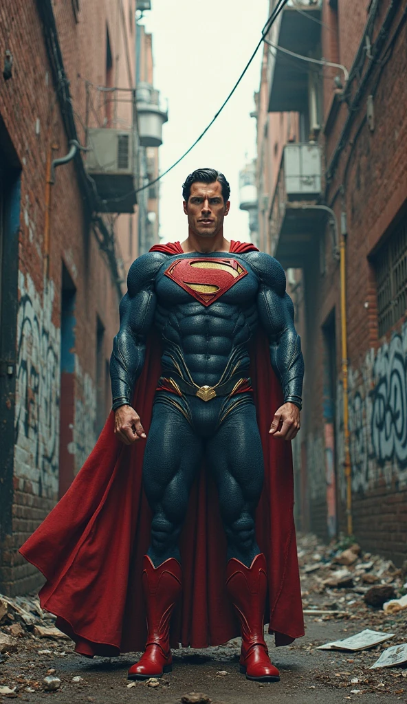 make me superman on the left side 
