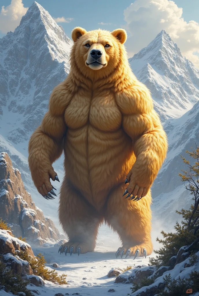 Sharp focus, masterpiece, 8k, intricate artwork, hyper detailed, high detail, best quality, perfect colors, perfect shadows, perfect lighting, posted on e621, furry body, portrait shot, posted on e621, furry body, solo, anthro brown bear, (veiny, massive strongman, broad chest, burly, manly, brutal, masculine:1.3), (monotone brown fur, nails on hands:1.3), male, correct anatomy, (photorealistic fur, detailed fur, epic, masterpiece:1.2), (by Taran Fiddler, by Chunie, by Rukis, Bonifasko lighting), standing, detailed bear eyes, looking at the viewer, best posture, bedroom, detailed speedo, big underwear bulge
