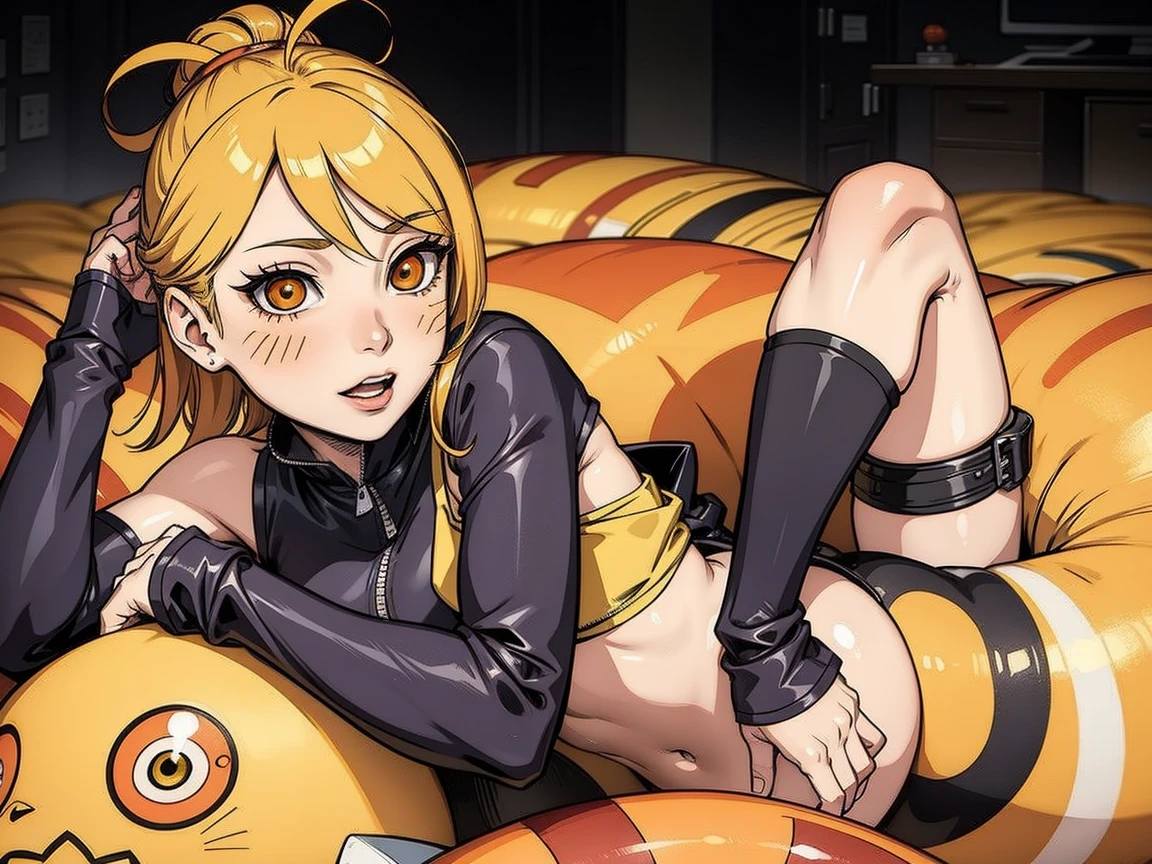 1 beautiful girl, Tiger Print Bikini, tiger ears, tiger tail, Tiger Hand, Tiger Paw, Tiger Hand指, sharp nails, sharp fangs, Hunter's eyes aiming for prey, Black and blonde mesh, clear eyes, Height: 177cm, 3 sizes B100W60H90, Aims at prey while crawling on all fours with knees and hands on the ground, masterpiece, hyper quality, very detailed, perfect picture,cg,3D,8K,figure